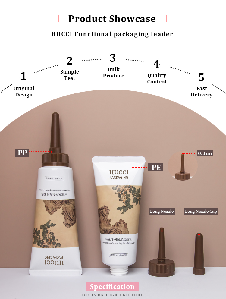 Cosmetic dropper tube