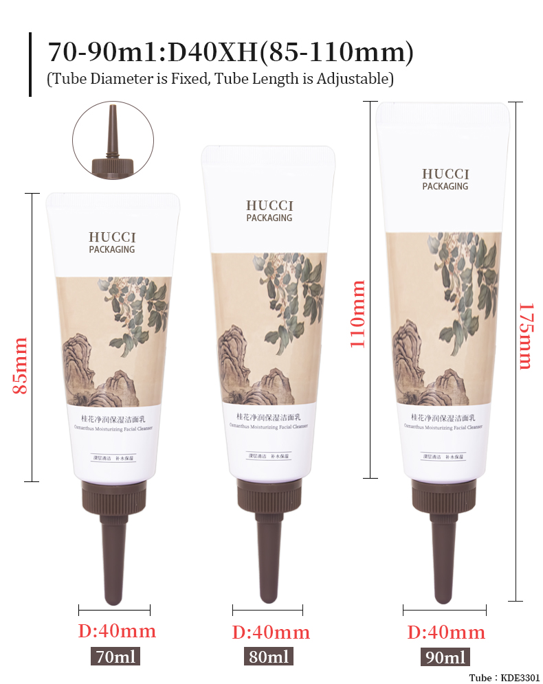 Face cream tube
