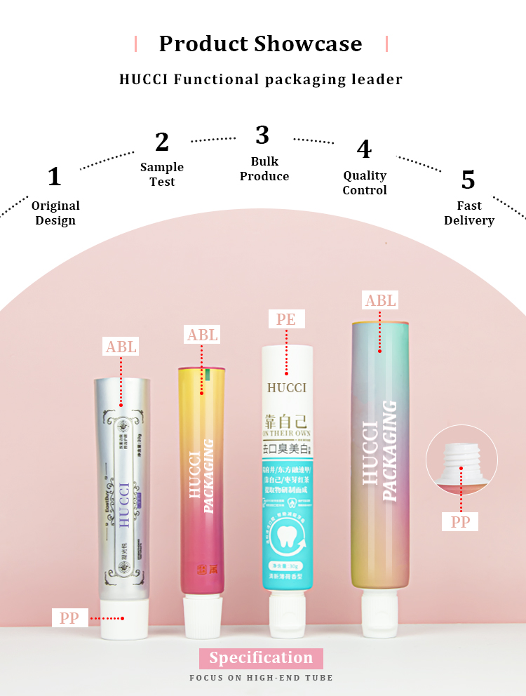 Oral care tube packaging
