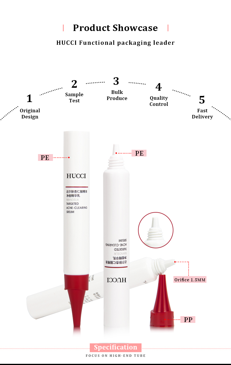 Cosmetic dropper tube