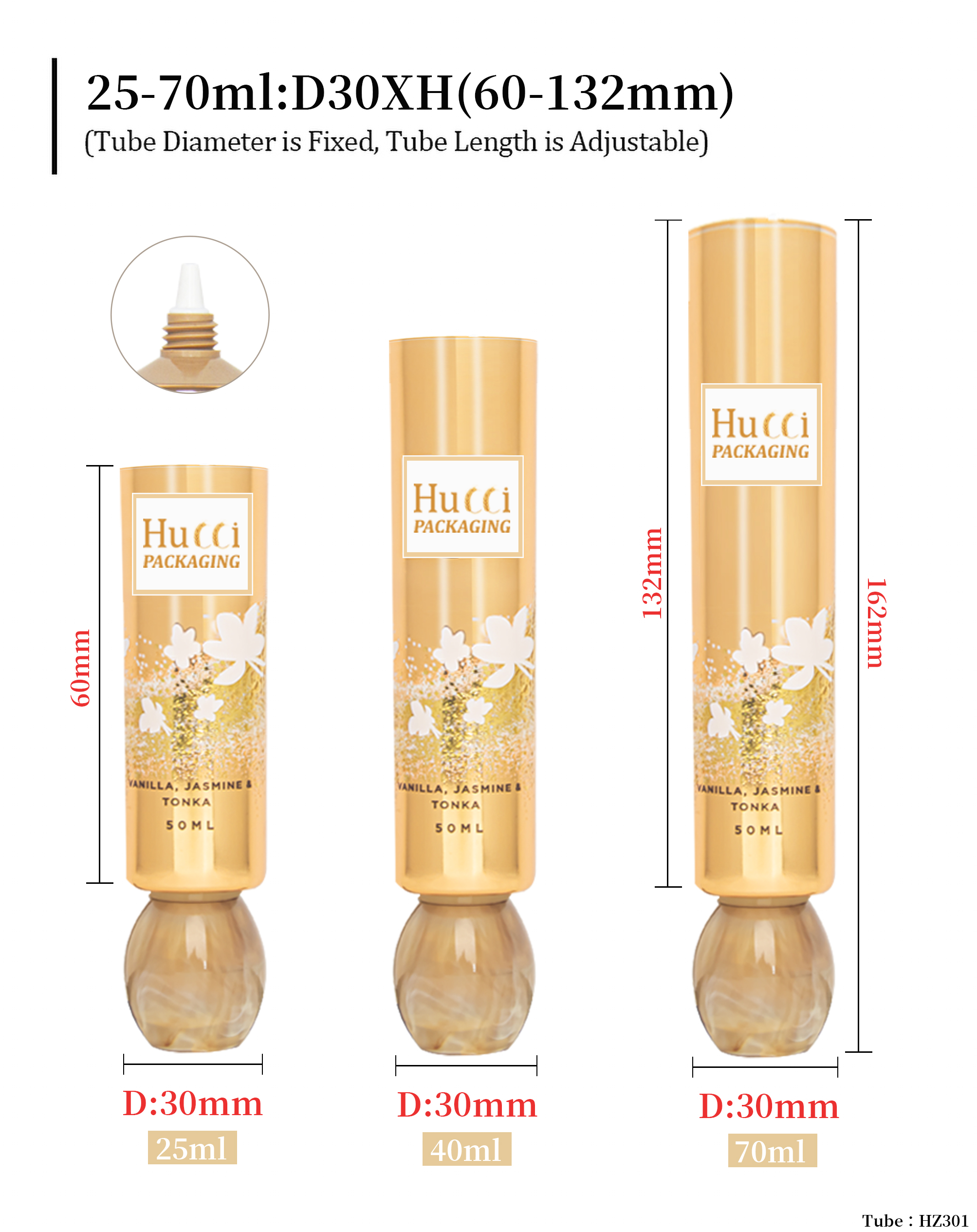 Face cream tube