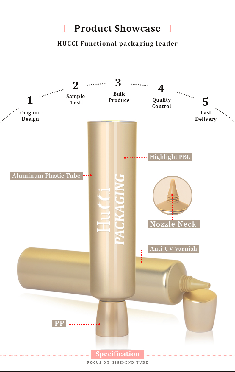 Cosmetic dropper tube