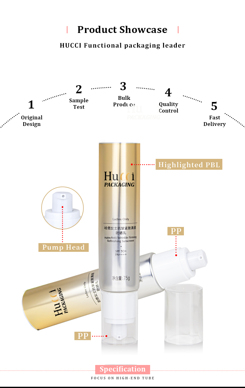 Cosmetic dropper tube