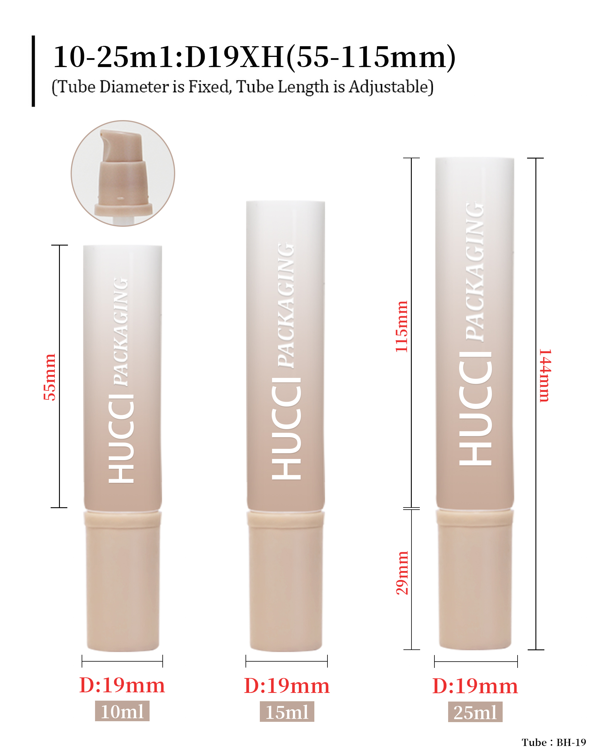 Face moisturizer tube