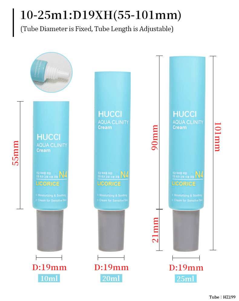 Face hydrating cream tube
