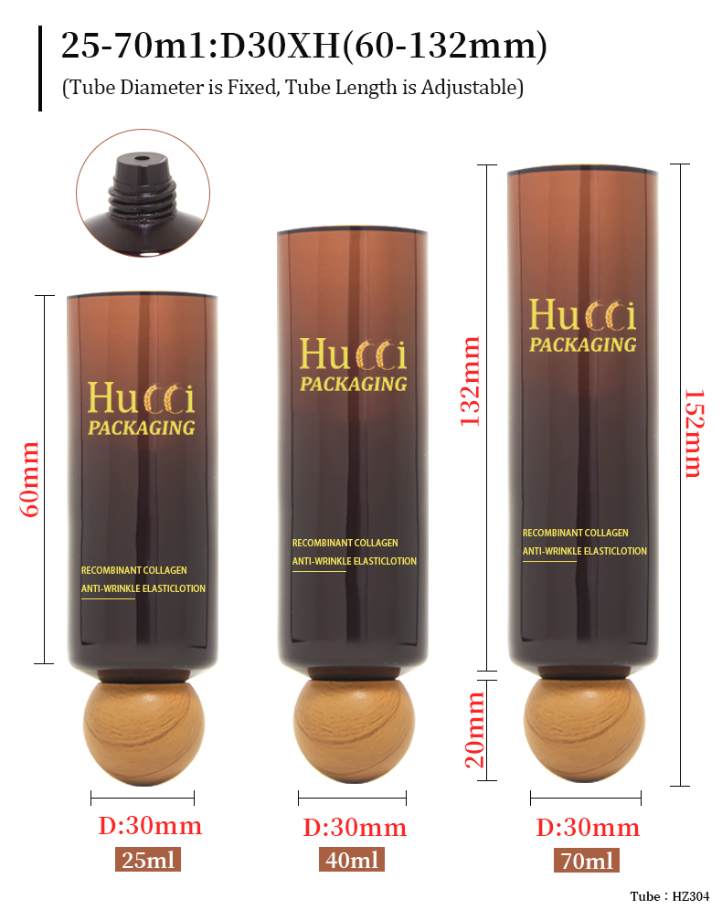 Facial cleanser tube