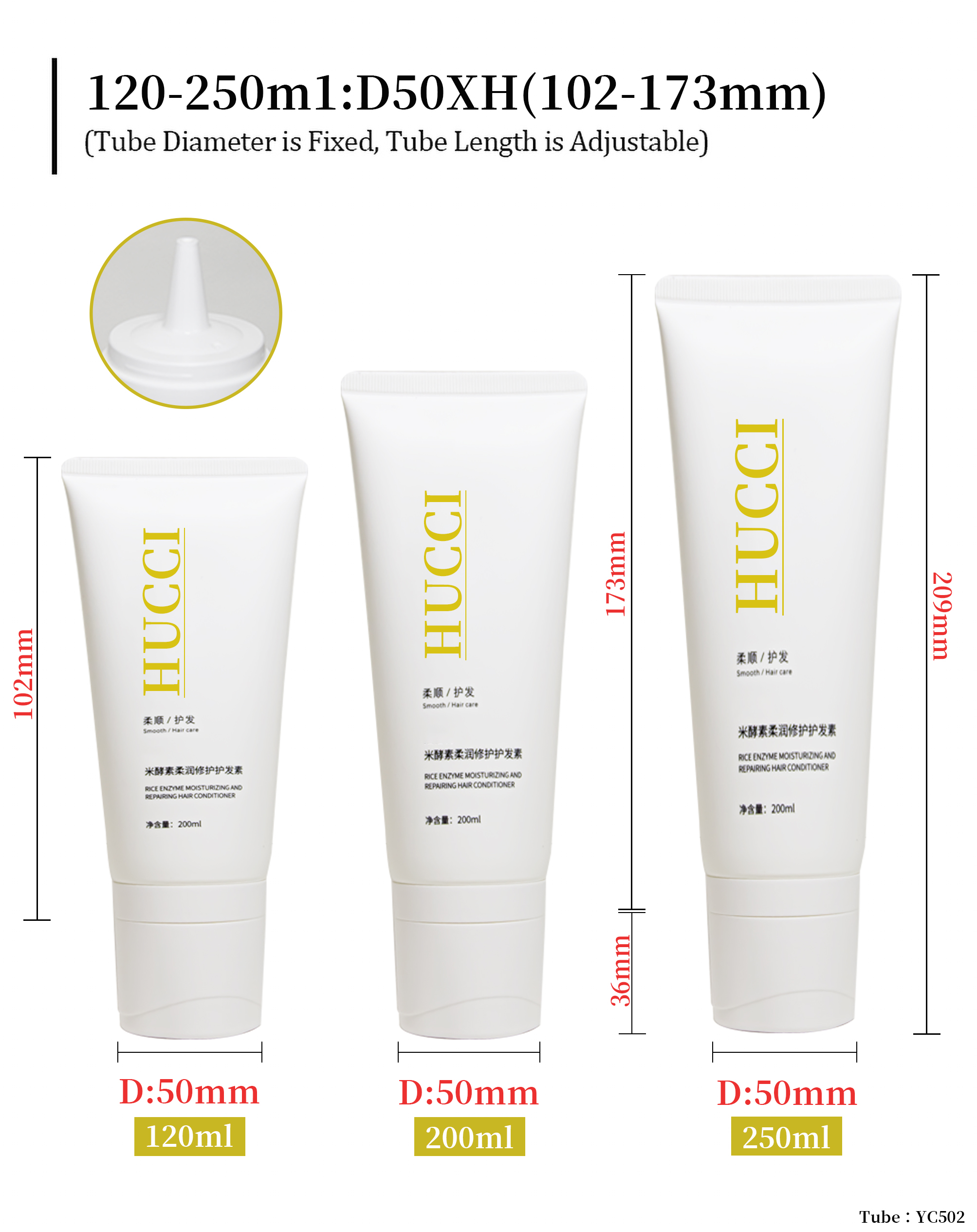 Face cream tube