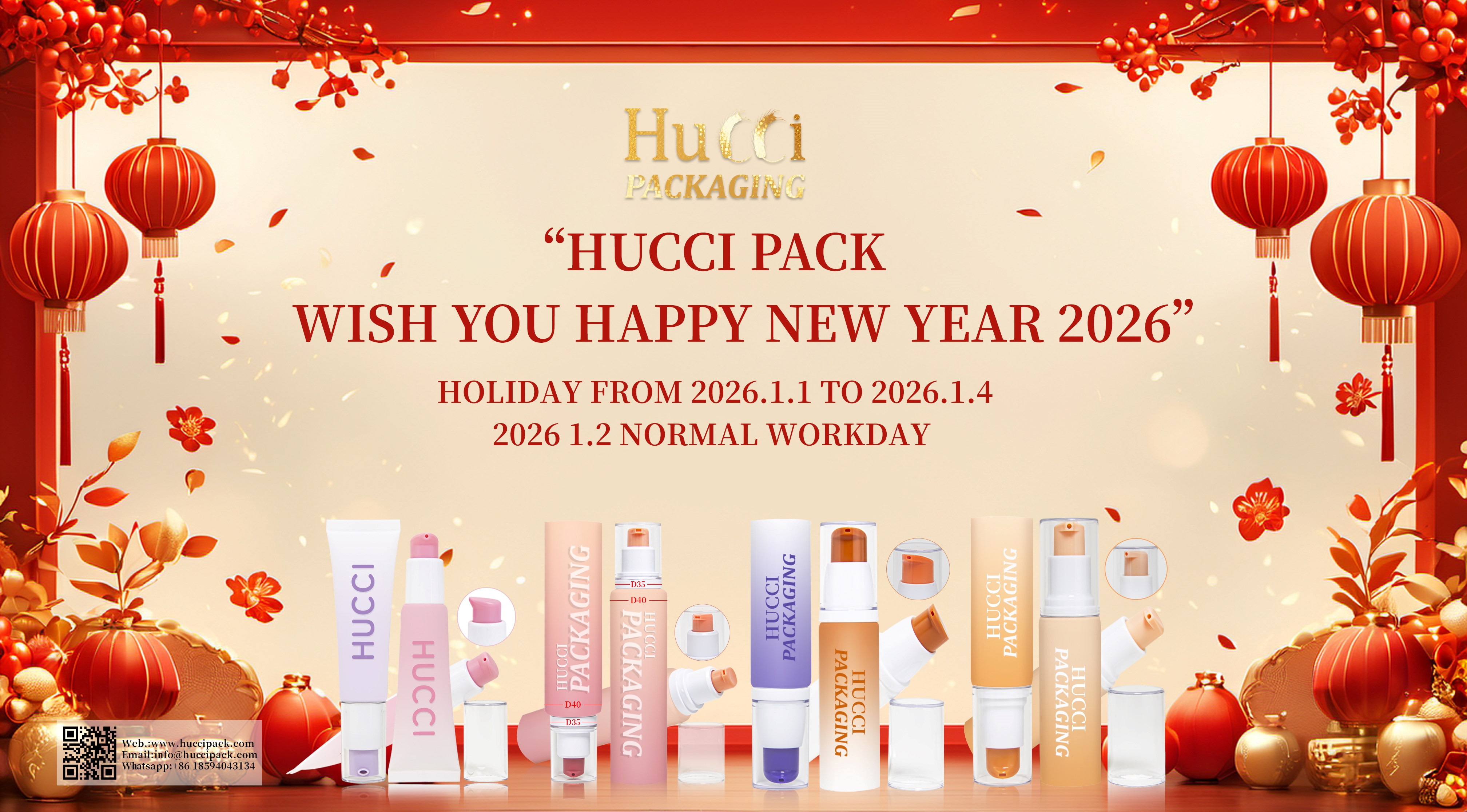 HUCCI PACK WISH YOU HAPPY NEW YEAR 2026