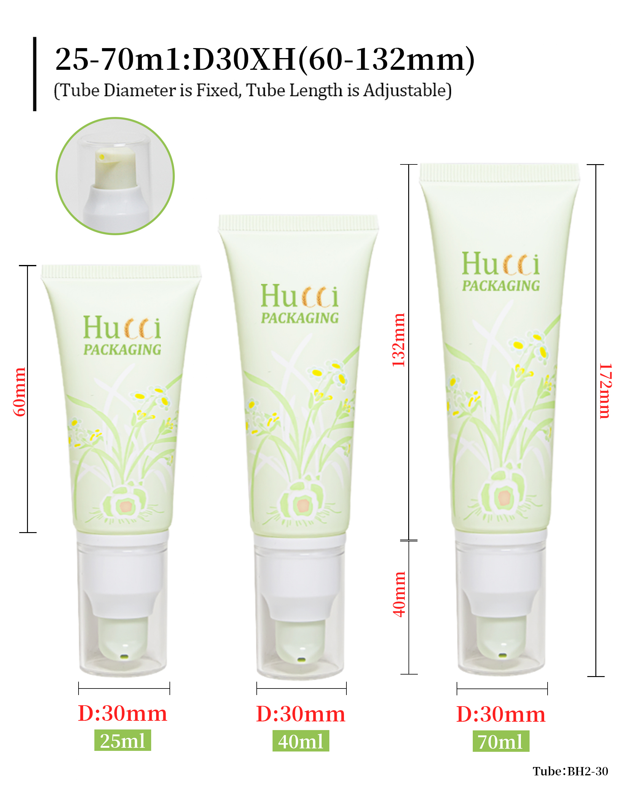 Face moisturizer tube