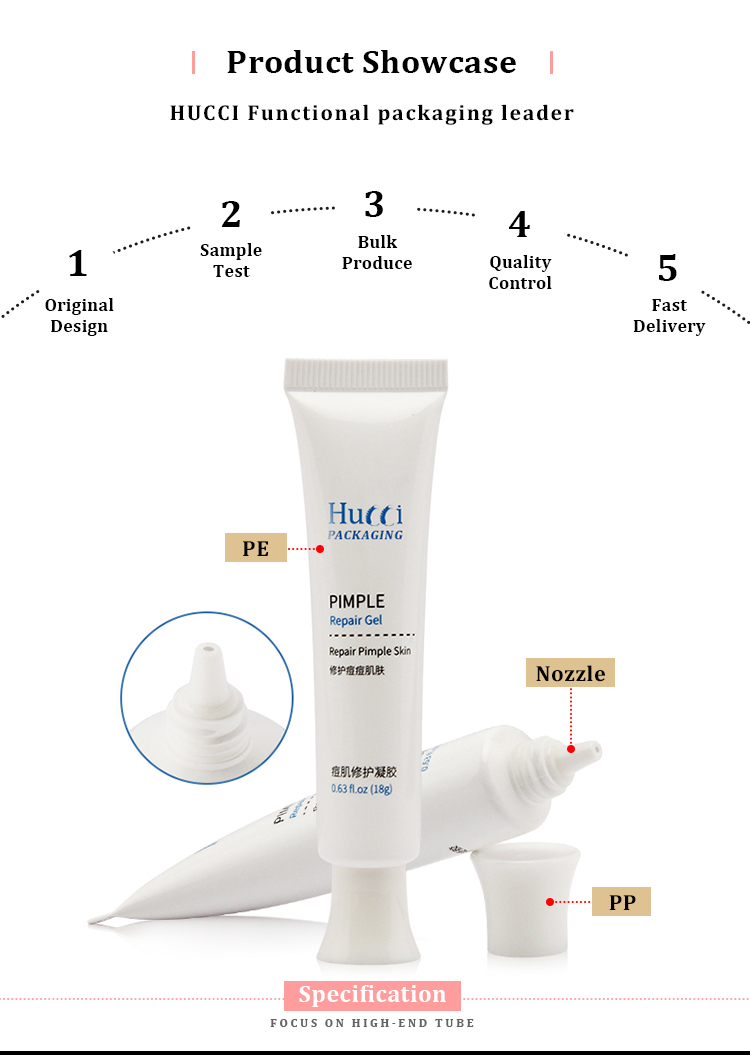 Cosmetic nozzle tube