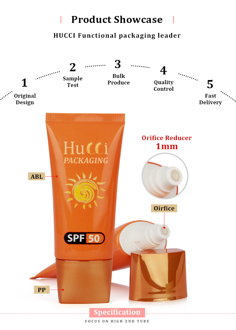 Sunscreen tube
