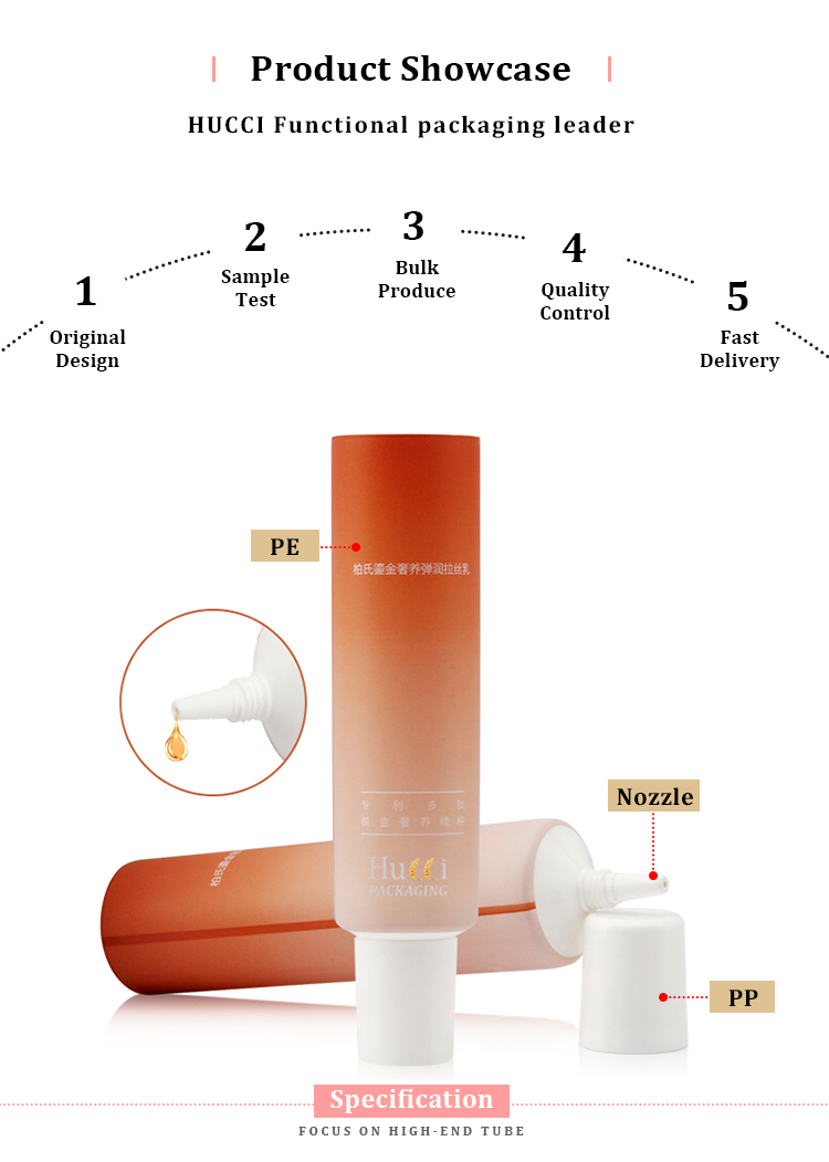 Cosmetic dropper tube
