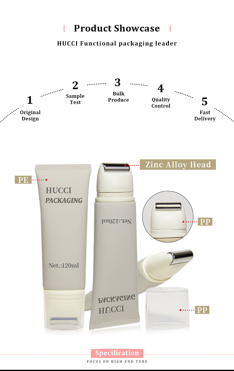 Cosmetic roller tube