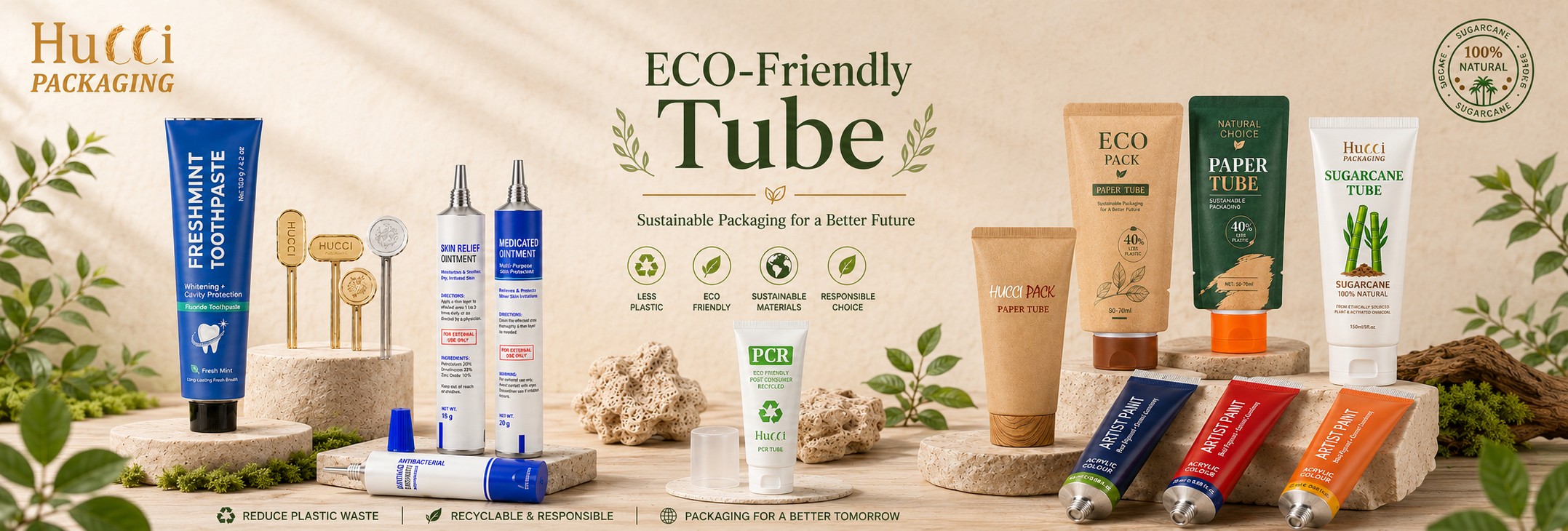 Eco-Friendly Sustainable Tube | Recyclable Packaging Solutions