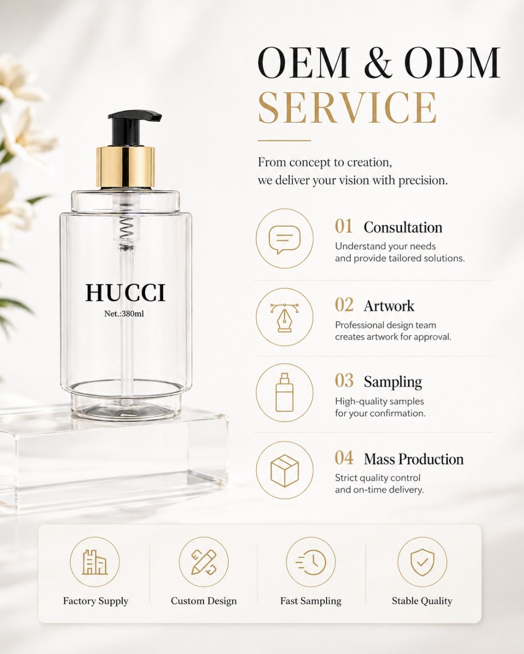 OEM ODM custom service 380ml clear square PET cosmetic pump bottle custom logo skincare container OEM ODM custom service 380ml clear square PET cosmetic pump bottle custom logo skincare container