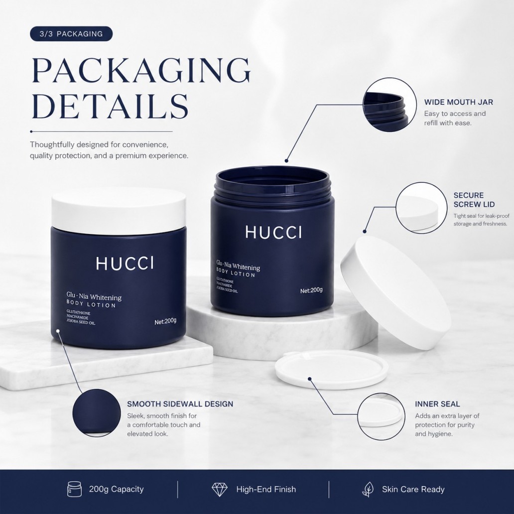 200g Body Cream Jar Packaging Details 200g Body Cream Jar Packaging Details