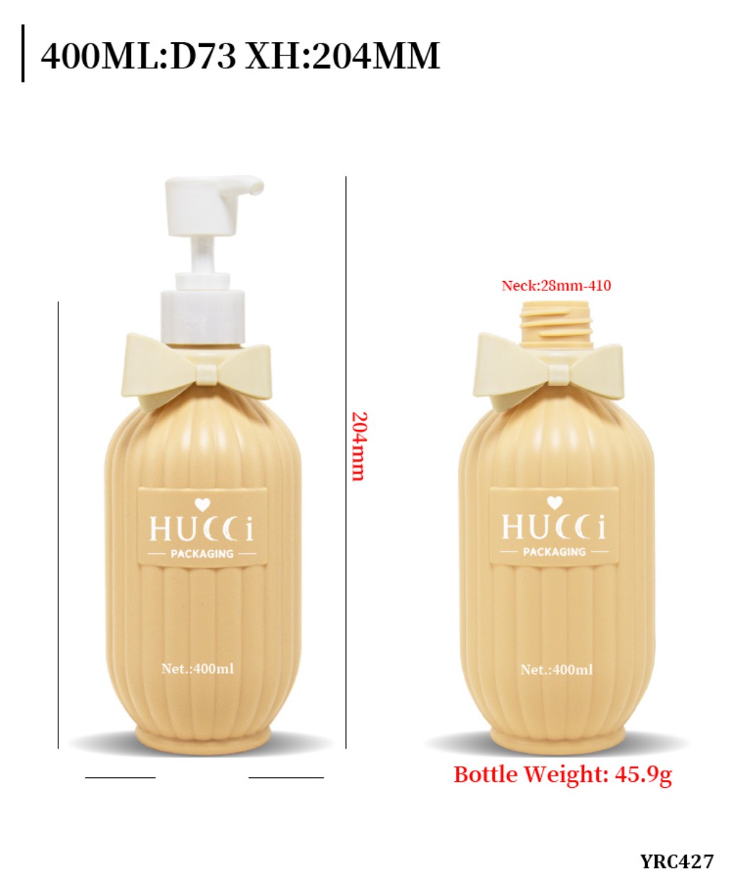 400ml Beige Vertical Ribbed Lotion Pump Bottle Dimensions & Weight YRC427 400ml Beige Vertical Ribbed Lotion Pump Bottle Dimensions & Weight YRC427