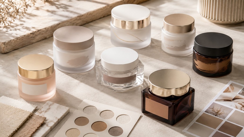 Custom plastic cosmetic jars with different decoration finishes and color options Custom plastic cosmetic jars with different decoration finishes and color options