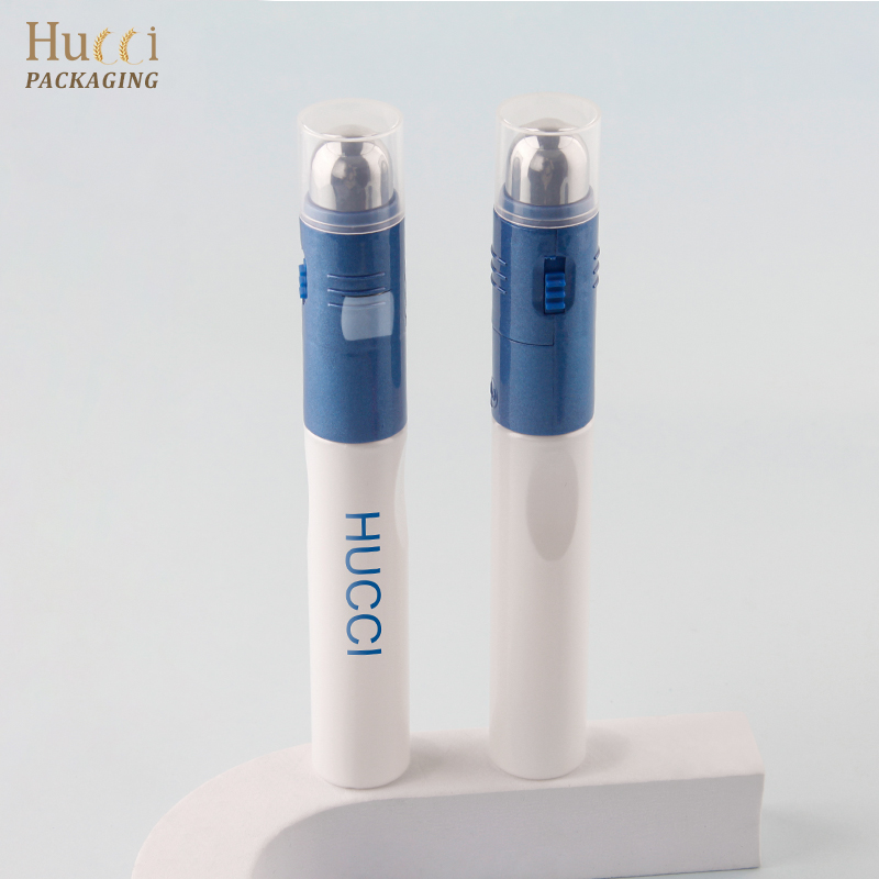 HUCCI 20ml Detachable Electric Vibration Eye Serum Roller Tube Bottle Standing Shot