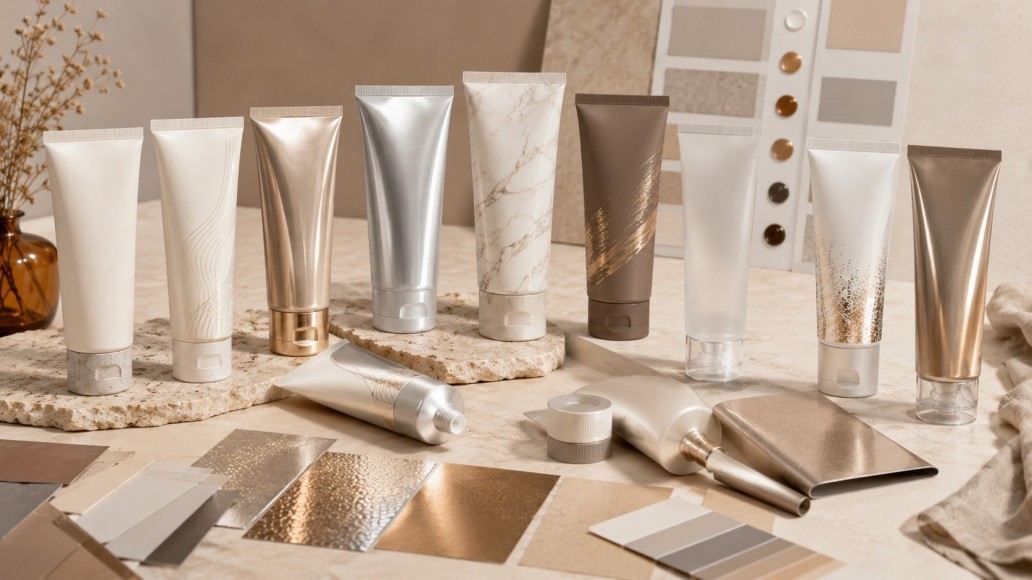 Cosmetic tubes with different PE ABL and PBL finishes, decoration and printing options Cosmetic tubes with different PE ABL and PBL finishes, decoration and printing options