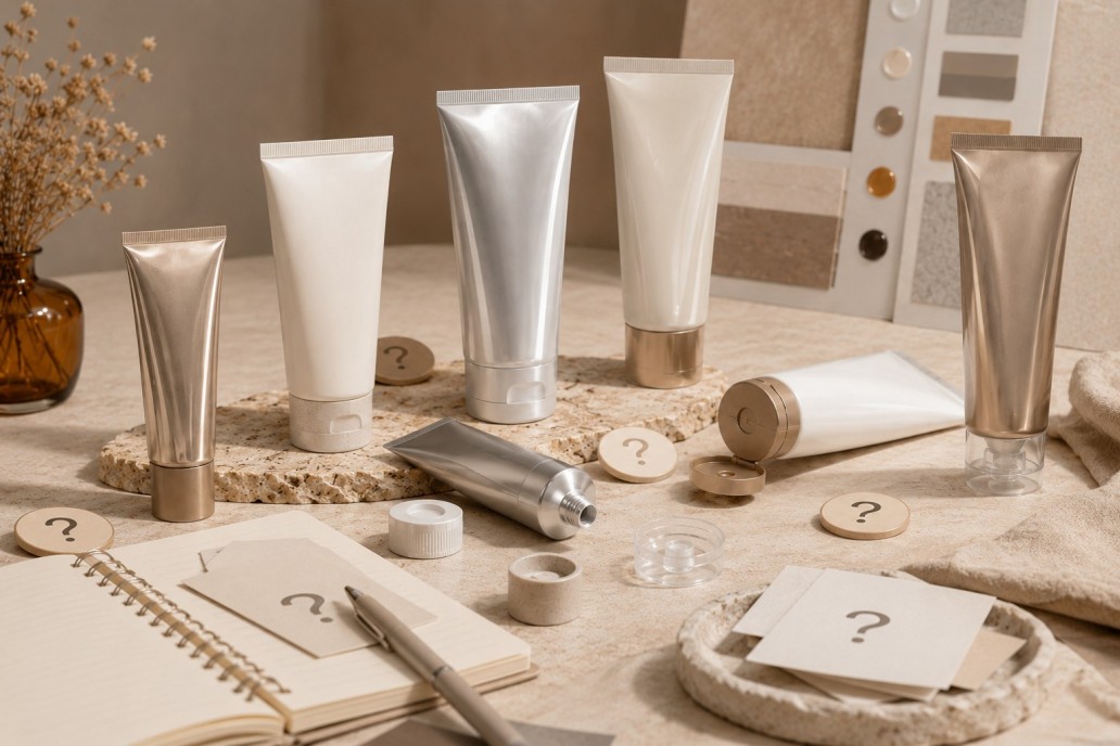 PE ABL and PBL cosmetic tubes displayed with common packaging buyer questions PE ABL and PBL cosmetic tubes displayed with common packaging buyer questions