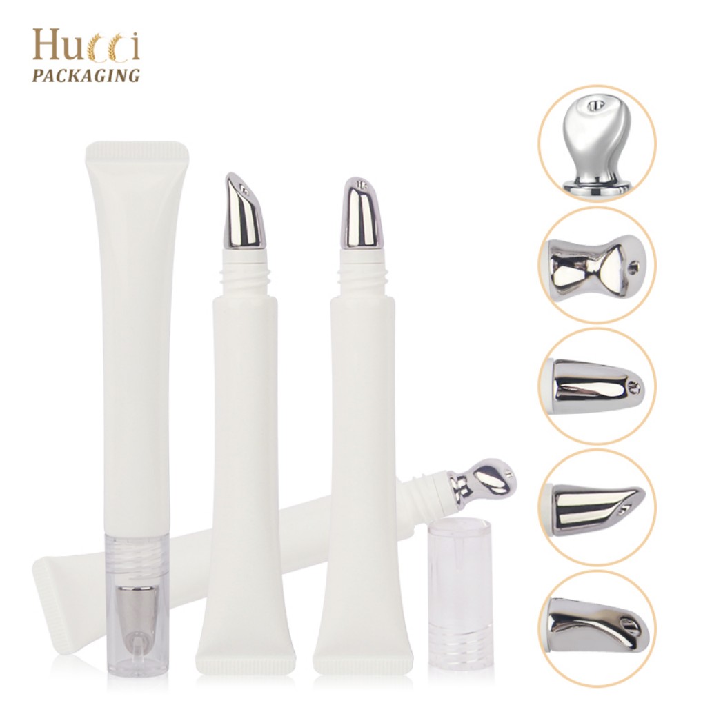 3ml Pink PE Lip Treatment Tube with Nozzle Applicator and White PP Cap, Custom Logo Wholesale Packaging.