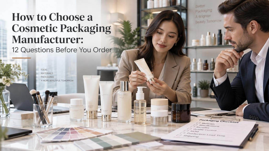How to Choose a Cosmetic Packaging Manufacturer: 12 Questions Before You Order