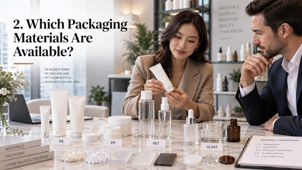 PE PP PET and glass cosmetic packaging materials for bottles tubes and jars PE PP PET and glass cosmetic packaging materials for bottles tubes and jars