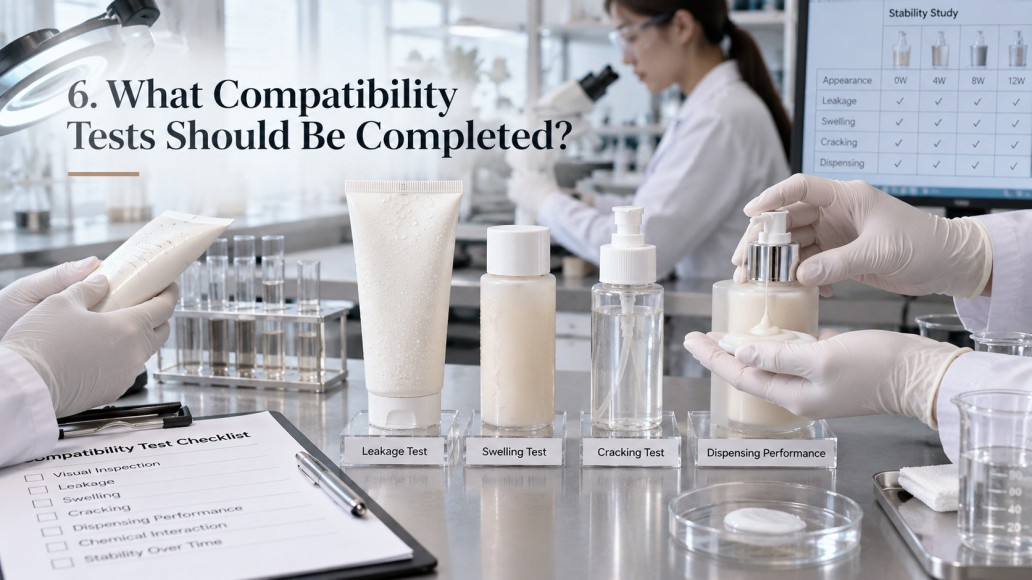 cosmetic packaging compatibility testing for leakage swelling cracking and dispensing performance cosmetic packaging compatibility testing for leakage swelling cracking and dispensing performance