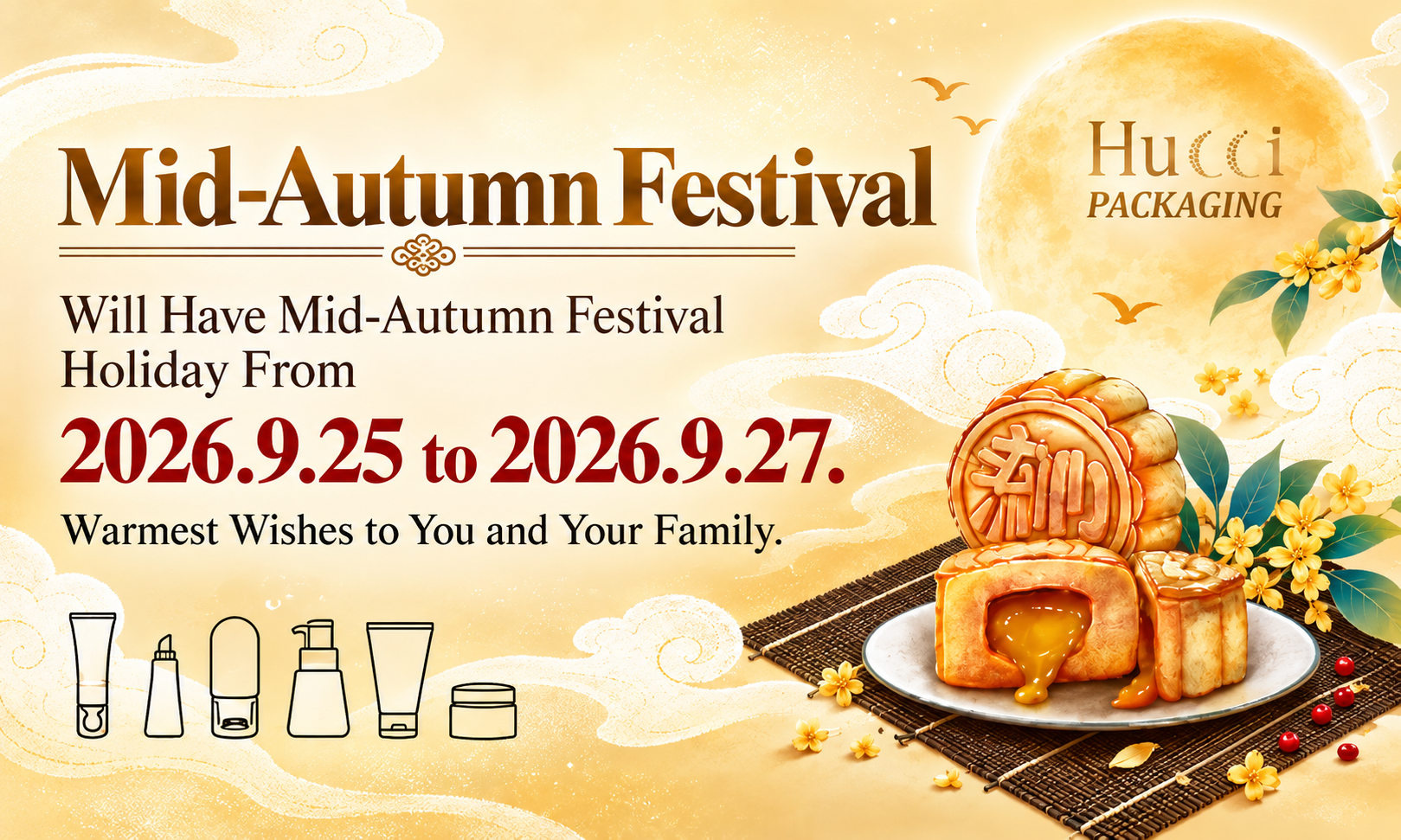 2026 Mid-Autumn Festival Holiday Arrangement