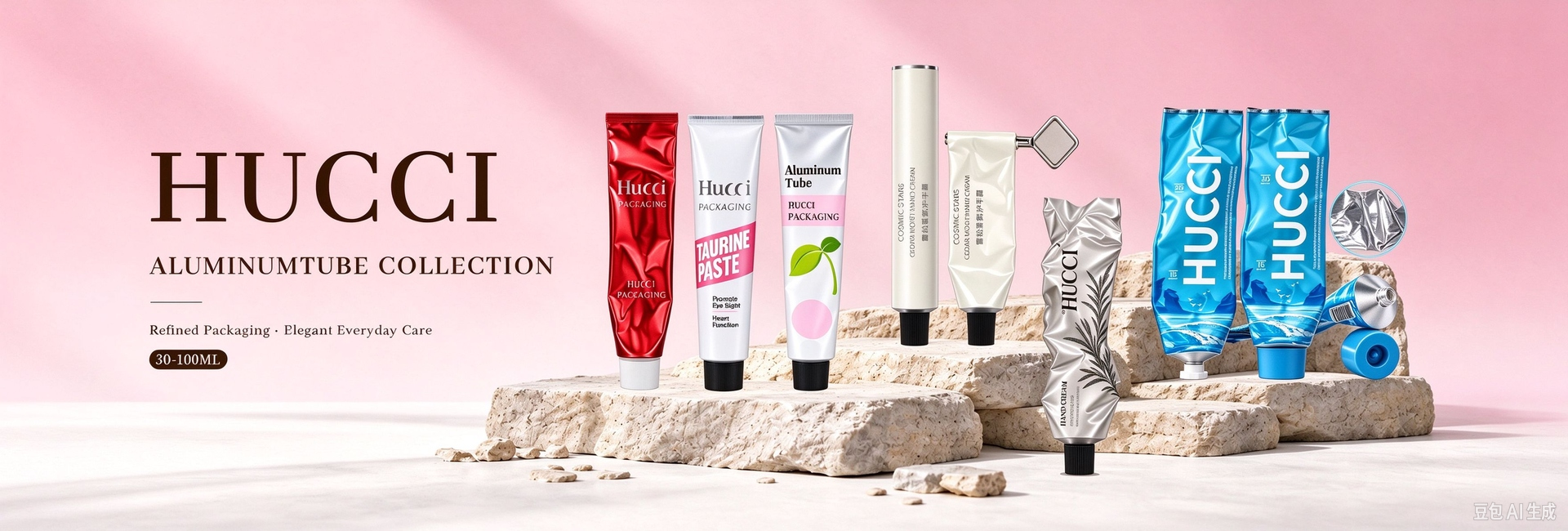 Custom Collapsible Aluminum Metal Tube Packaging Ointment Toothpaste Tube Face Hand Skincare Tube With Squeezer Key
